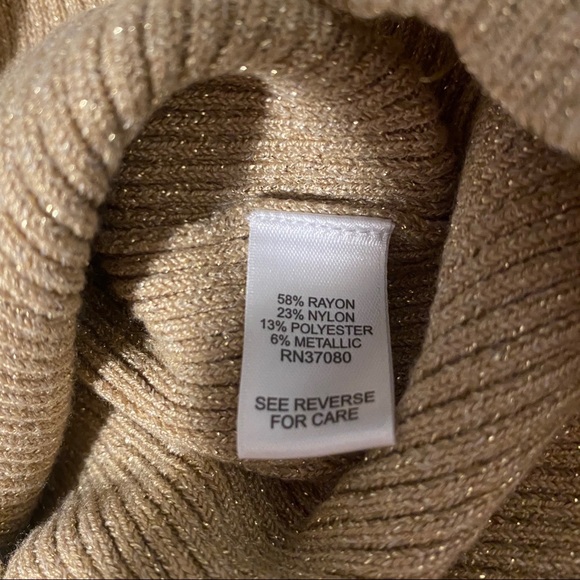 CATO Metallic Cut Out Long Sleeve Top - Picture 7 of 7